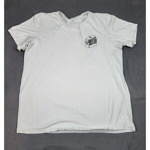 Adidas NYC Basketball Shirt Mens Large White Amplifier Crew Neck Artist‎ Sketch